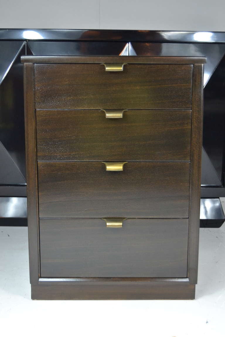 Mid-Century Modern Pair of Night Stands or Chests by Edward Wormley