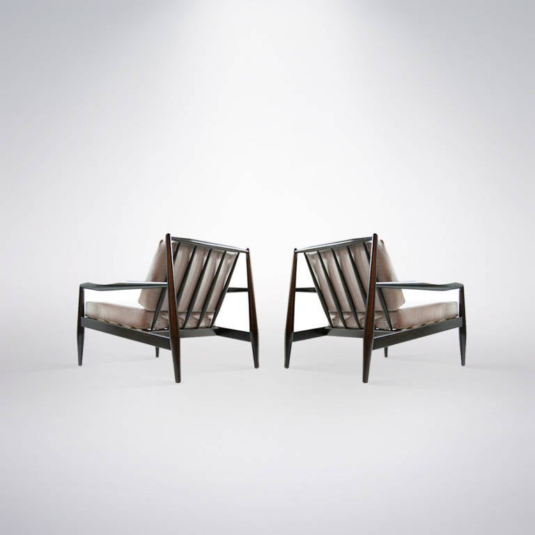 American Pair of Adrian Pearsall Lounge Chairs, Model 834-C