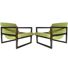 Milo Baughman for Thayer Coggin Cube Lounge Chairs