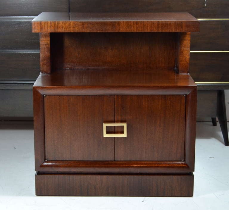 20th Century Pair of Mahogany Chests after Grosfeld House