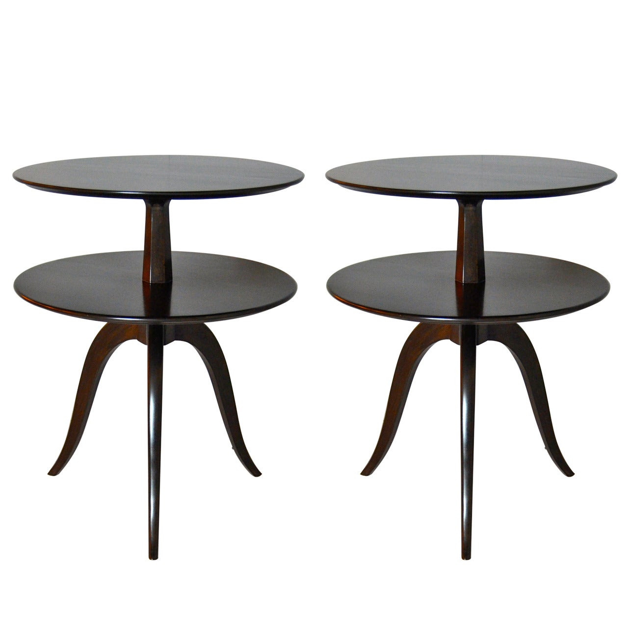 Pair of Side or End Tables by Paul Frankl