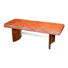 Radius Polka Dot Bench by Vladimir Kagan