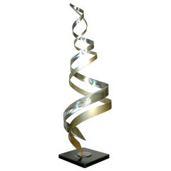 31" Stainless Steel Ribbon Sculpture