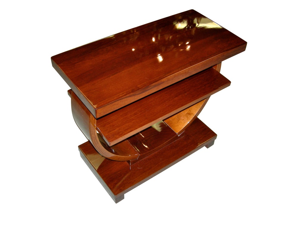 Machine age side table by Modernage.