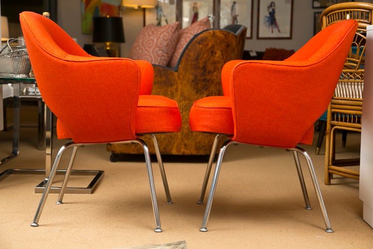 Mid-20th Century Mid-Century 1960’s Saarinen Executive Lounge Chair Pair