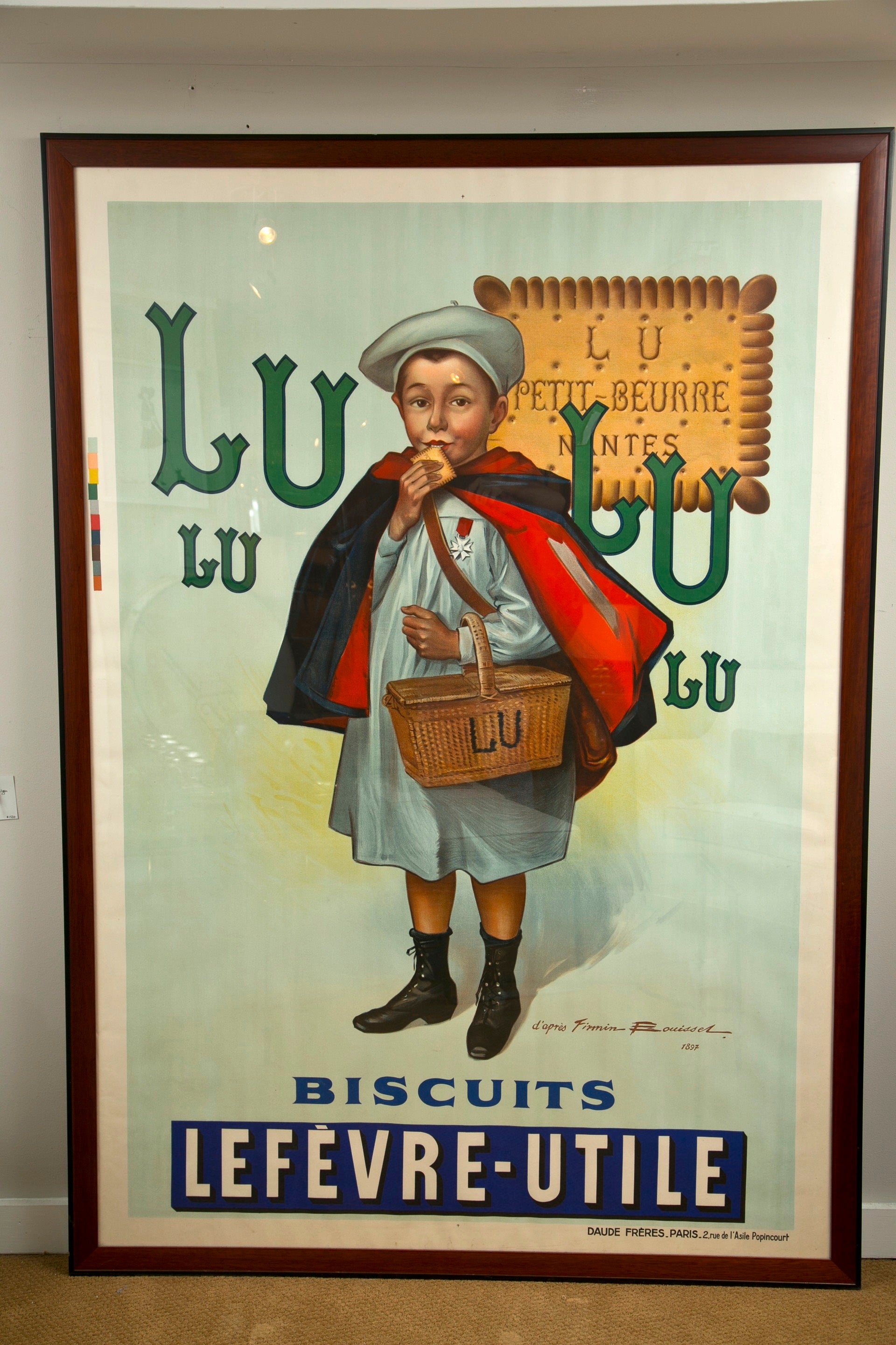 Antique French Biscuit Poster
