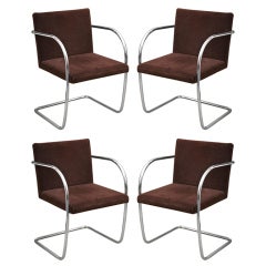 Set of Four Brno Style Chairs