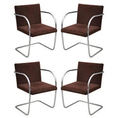 Set of Four Brno Style Chairs