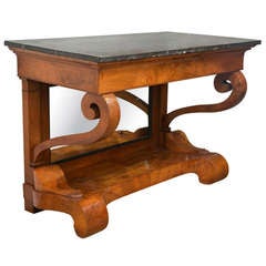 Period Charles X Marble Top Console 3