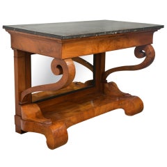 Period Charles X Marble Top Console