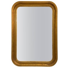 Vintage Louis Phillipe Style Gilt Mirror