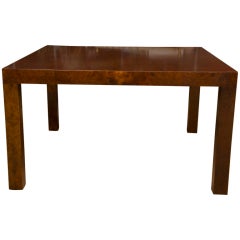 Square Burlwood Coffee Table by Directional