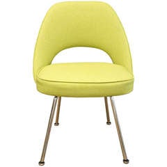 Saarinen Executive Side Chair, Honey Dew Green 1
