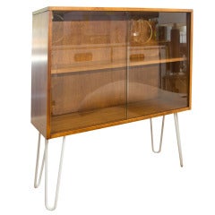 Paul McCobb Planner Group Cabinet Retro-Fitted with Period Hairpin Legs