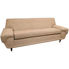 1970's Metro Modern Club Style Sofa
