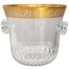 Saint-Louis Thistle Crystal Ice Bucket