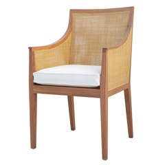 Vintage Flexform Cane Chair