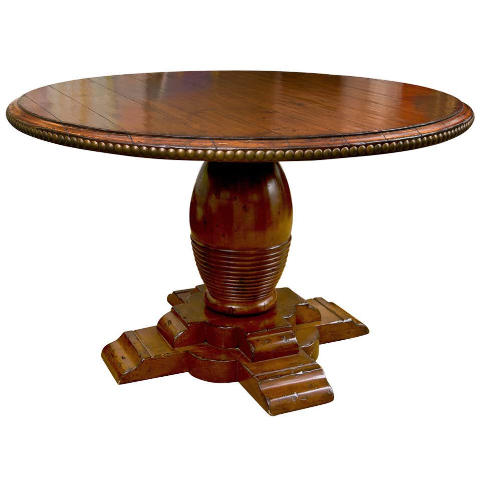Vintage British Colonial Style Table at 1stDibs