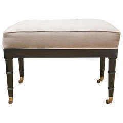 Mid-Century Neoclassical Style Bench