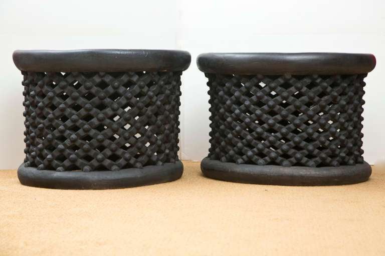 Cameroon Stool Pair