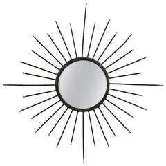 1960's Sun Burst Mirror