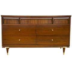 Retro Mid-Century Chest in Dark Chocolate