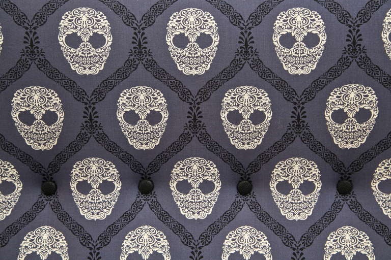 Late 20th Century Mid-Century Skull Fabric Chair