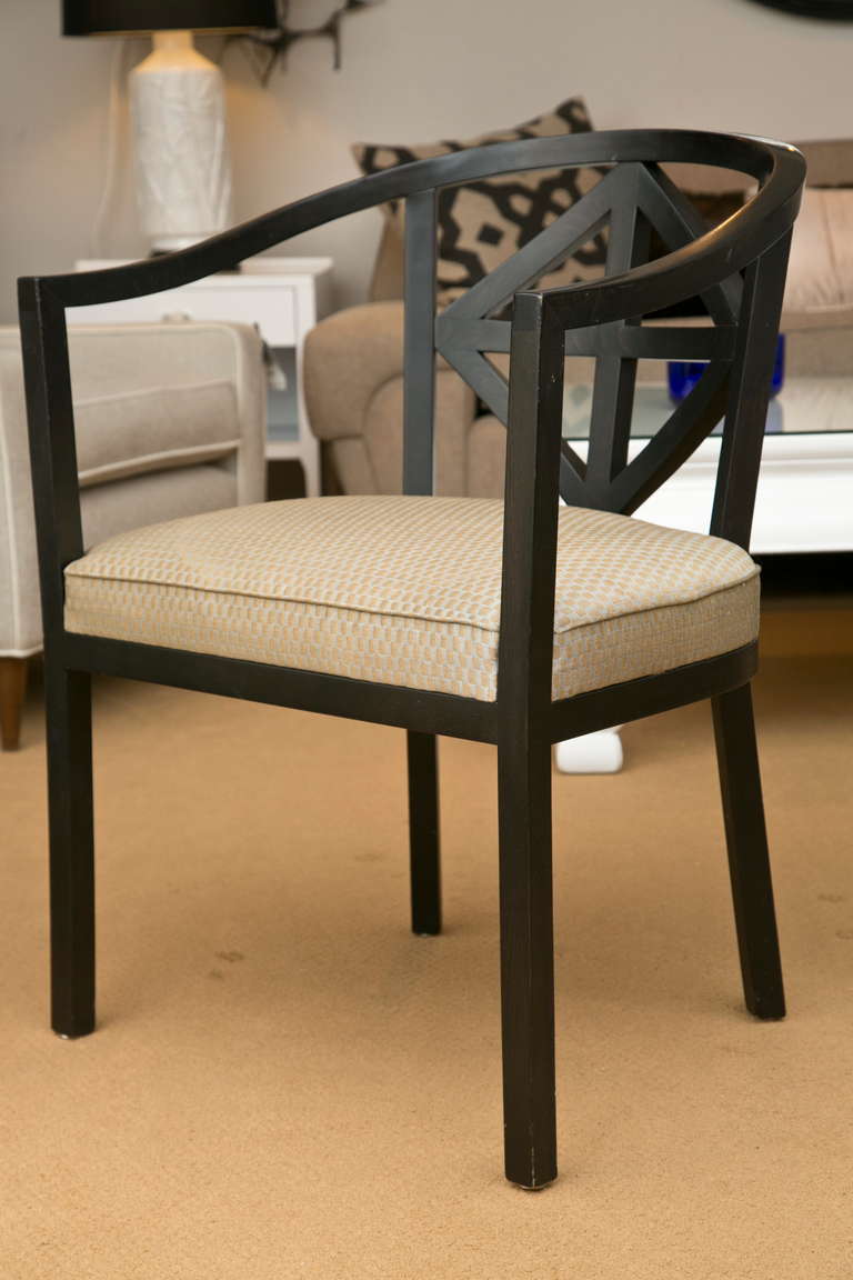 Mid-Century Modern Set of Four Josef Hoffman Chairs by Wittmann