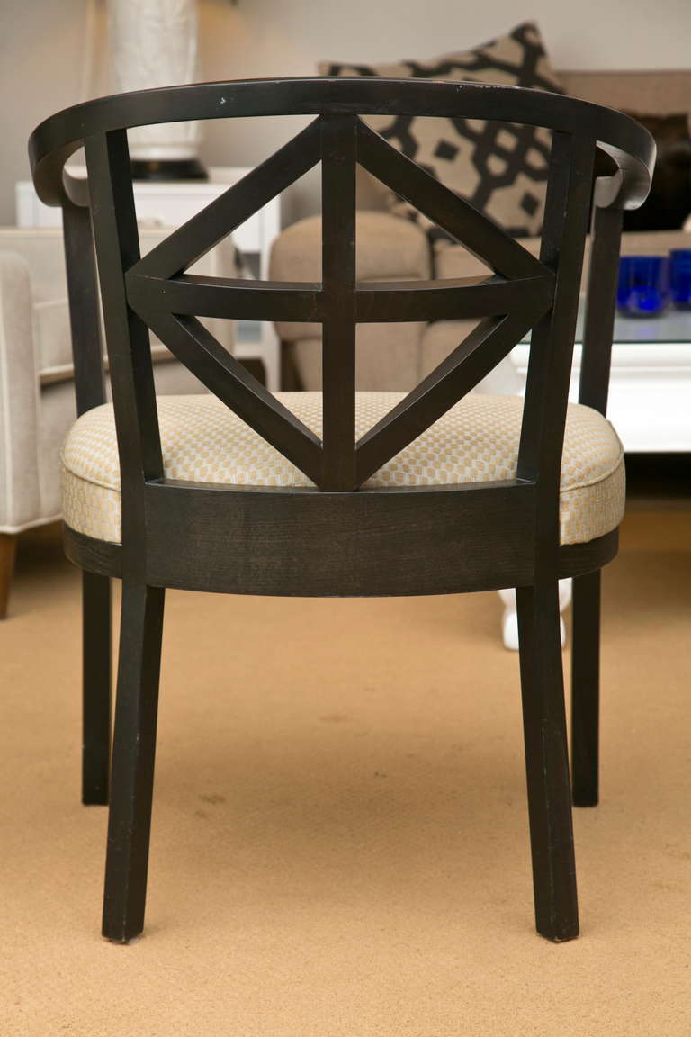 Austrian Set of Four Josef Hoffman Chairs by Wittmann