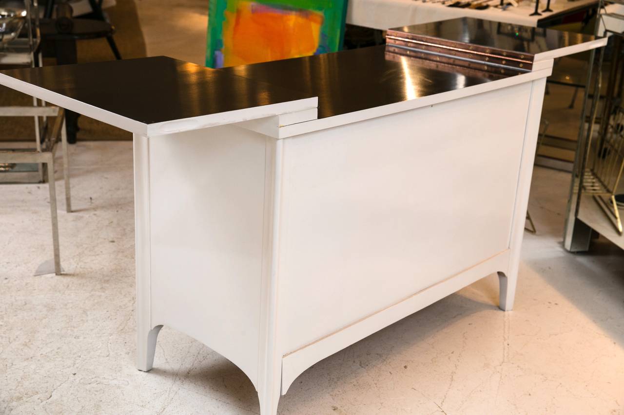 1960s Bar Console with Fold Out Top 1
