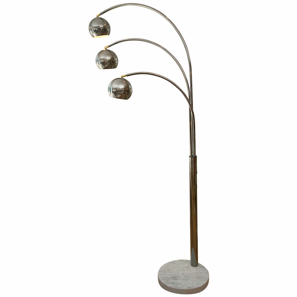 1960's Triple Arc Floor Lamp