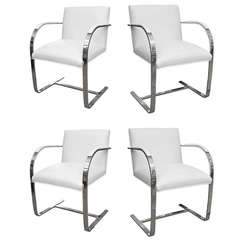 Set of Faux Leather Brno Chairs 11