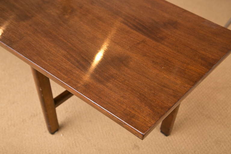 Mid-Century Modern 1950's Trapezoid Coffee Table by Edward Wormley