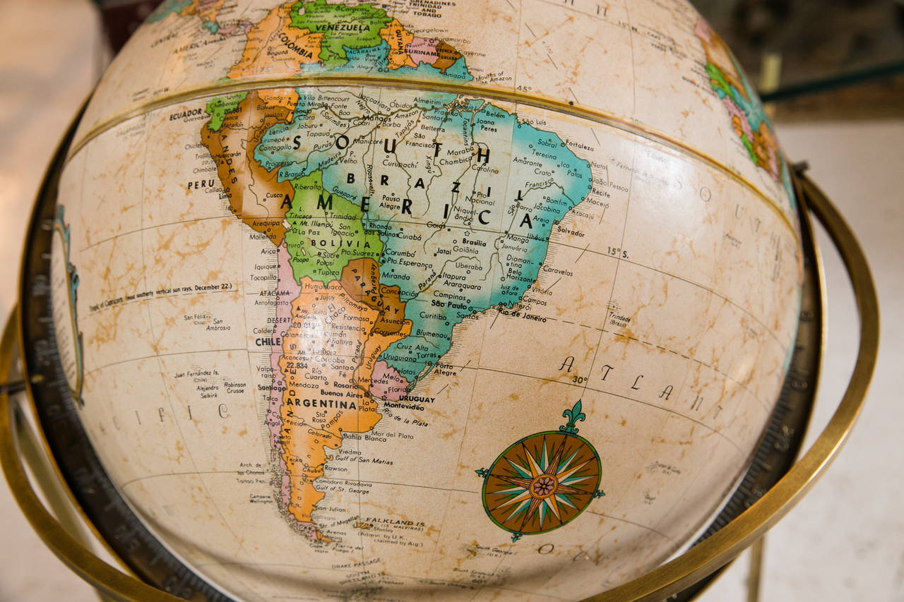 American Globe of the World by Paul McCobb