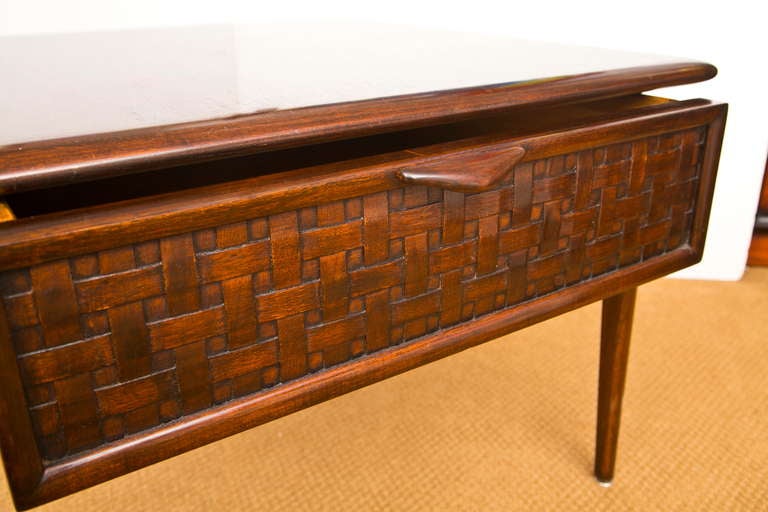 Wood 1960's Lane Table Pair