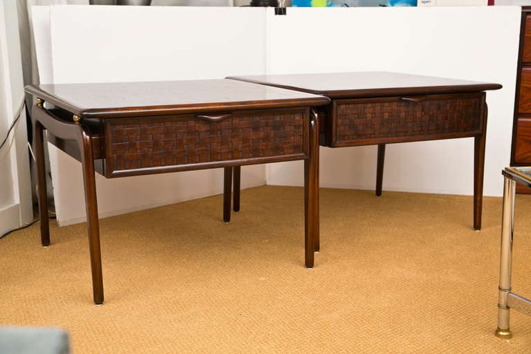 Mid-Century Modern 1960's Lane Table Pair