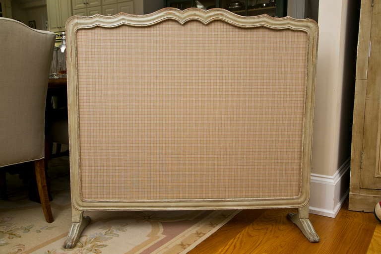 Antique French Fire Screen