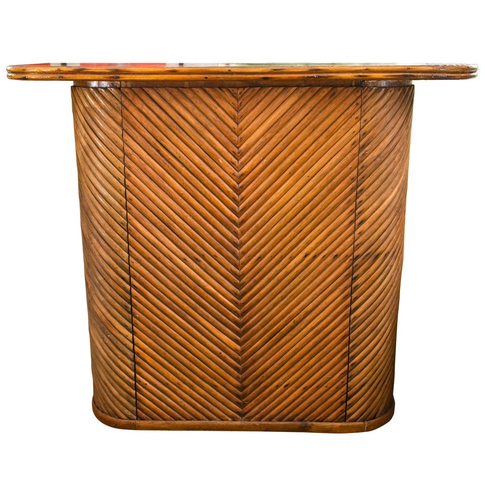 Vintage Penny Top Tiki Bar