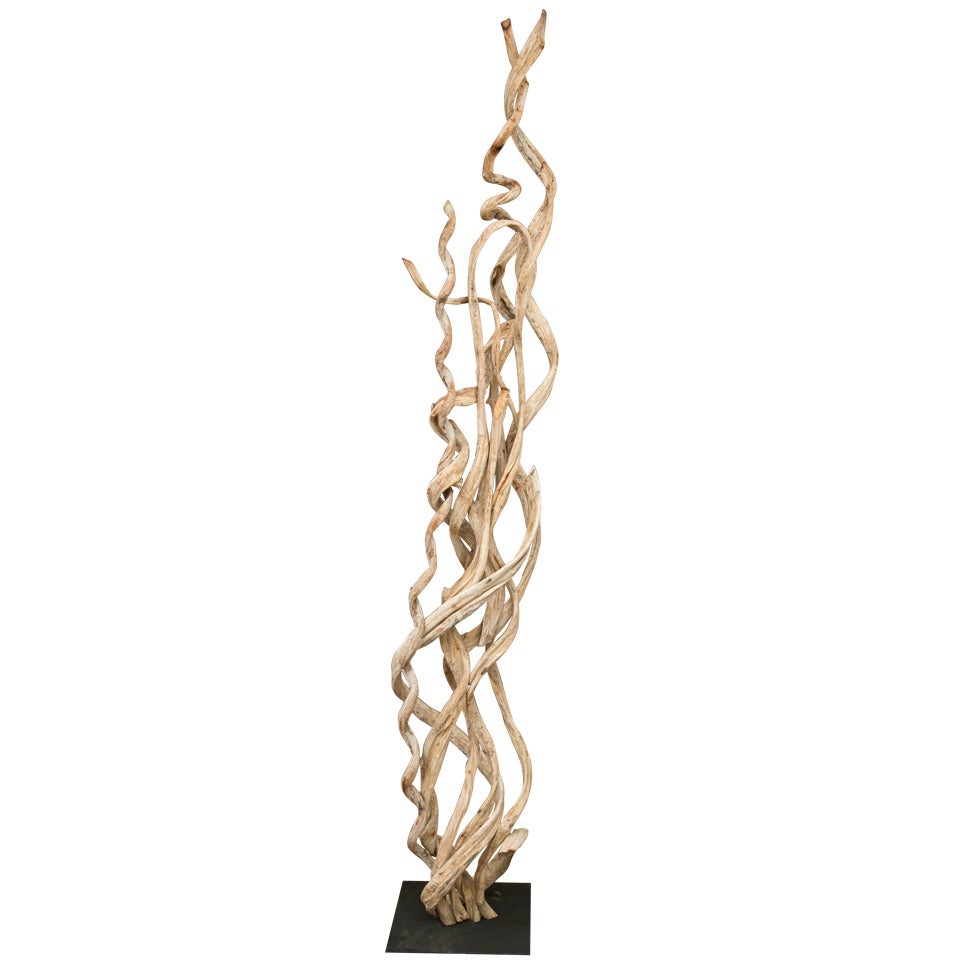 Vintage Twist Root Sculpture