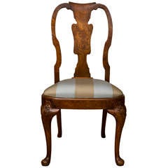Antique Queen Anne Style Side Chair