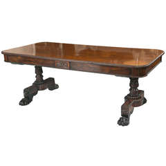Neoclassical Rosewood Low Table