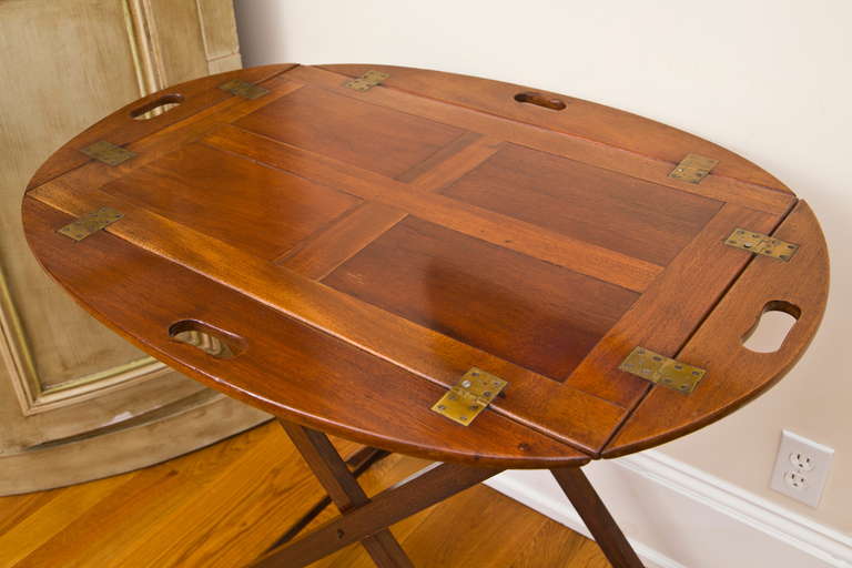 tall butler tray table