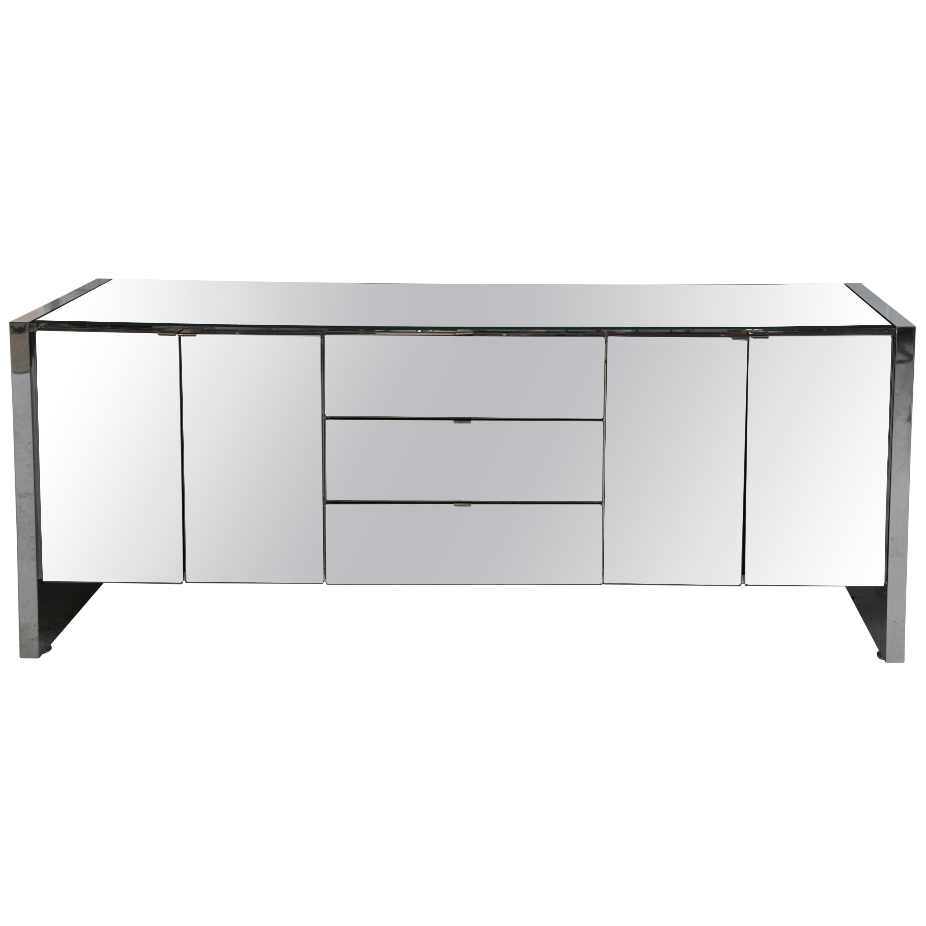 Mid-Century Mirrored Dresser by Ello Furniture