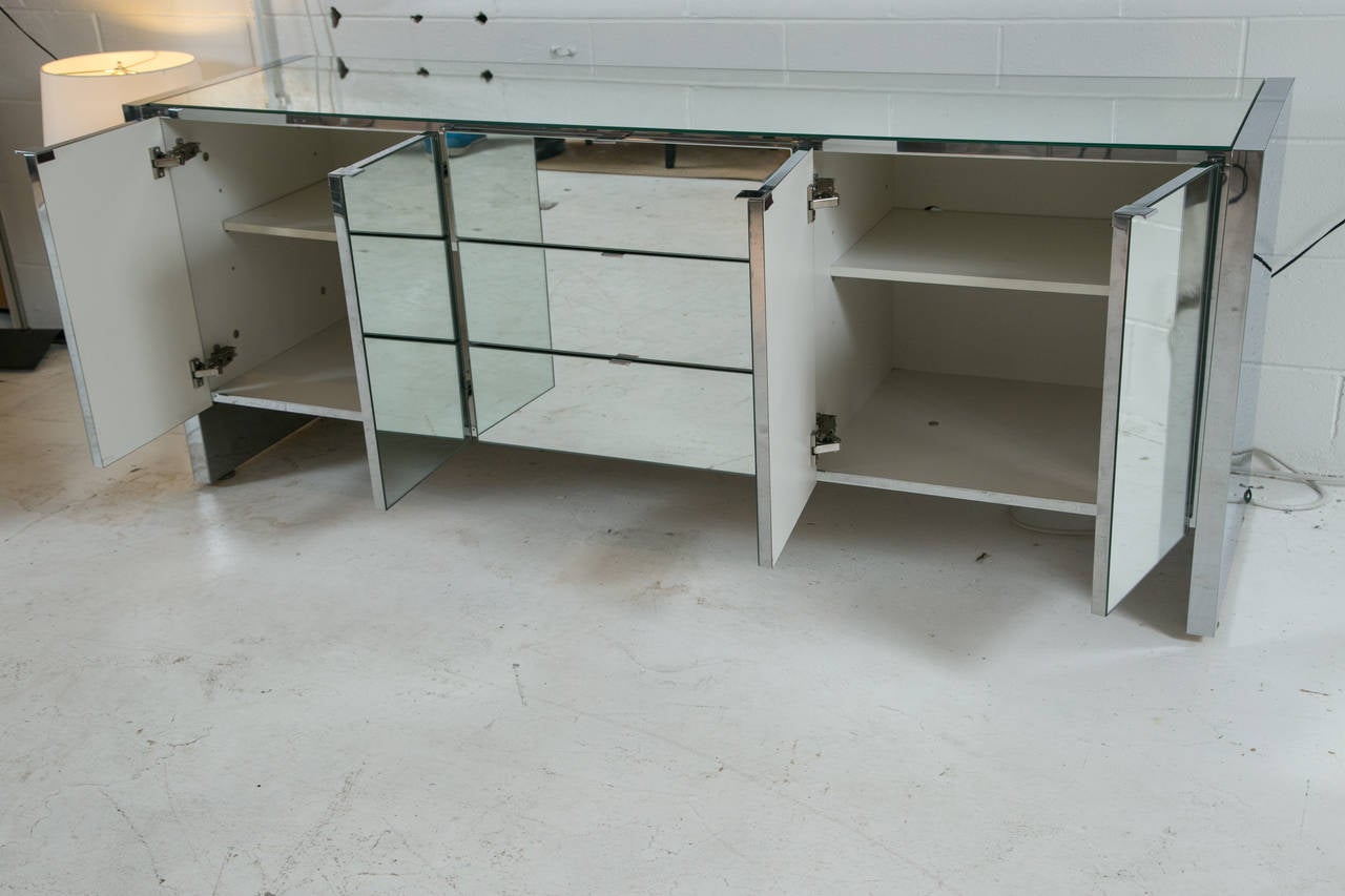 Mid-Century Modern Mid-Century Mirrored Dresser by Ello Furniture