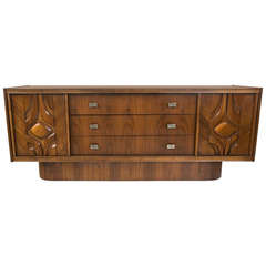 Midcentury Brutalist Style Credenza