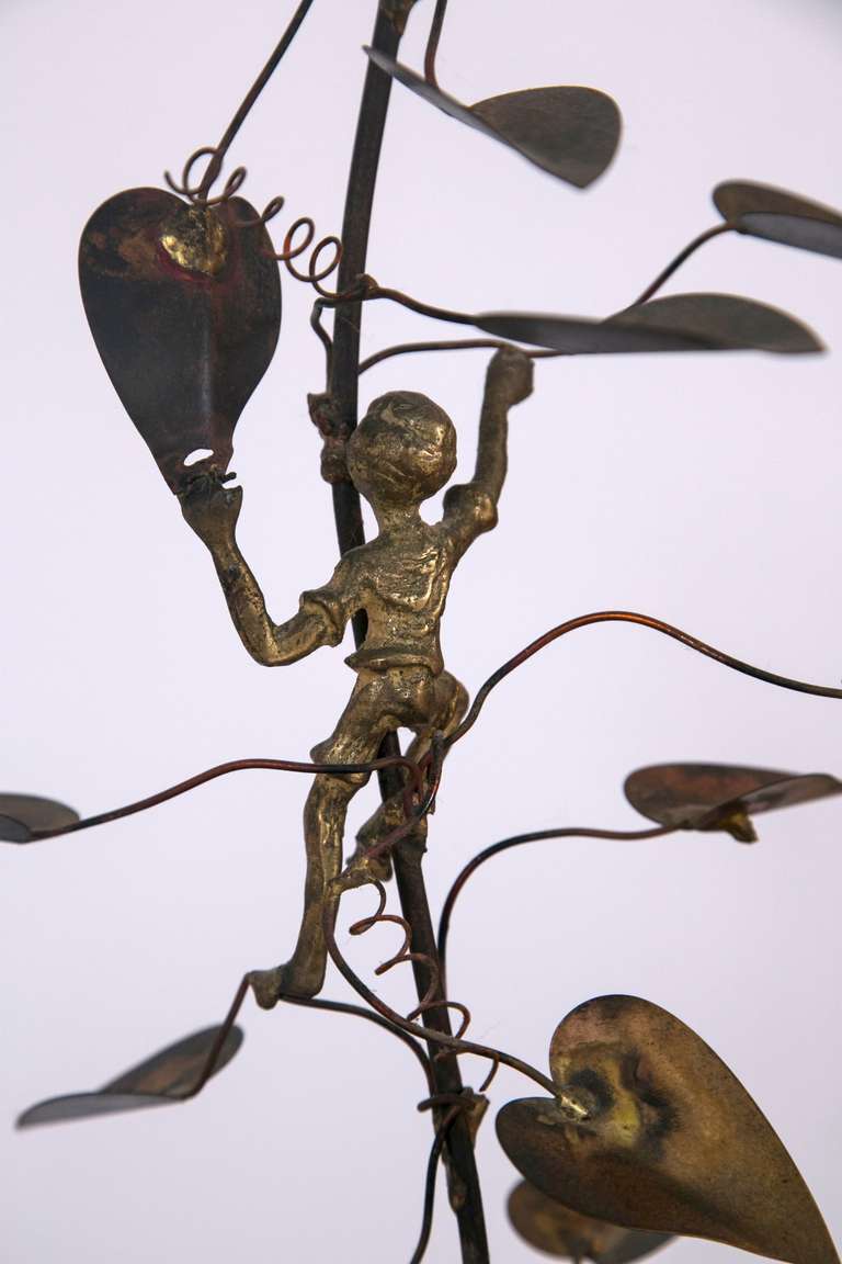 Mid-20th Century Jack and the Beanstalk Sculpture In the Style of Curtis Jere