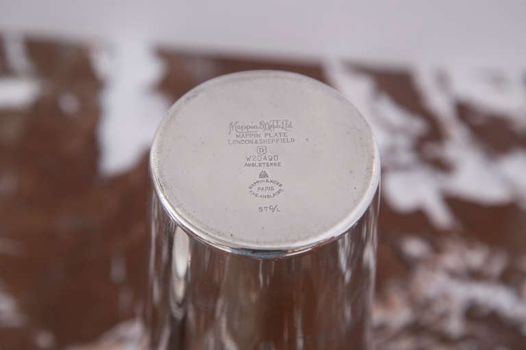 French Collectors Cocktail Shaker, Dated Paris, 1952