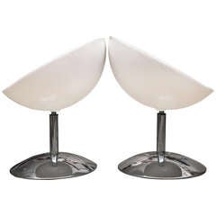 Pair of Swivel Bubble Chairs