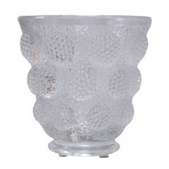 1930s Verlys Thistle Pattern Vase