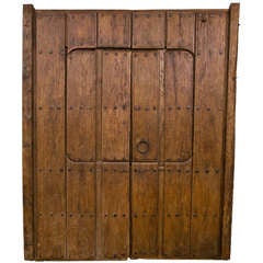 Retro Iron Wood "Dutch" Style Door